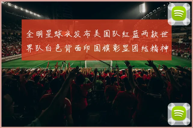 全明星球衣发布美国队红蓝两款世界队白色背面印国旗彰显团结精神